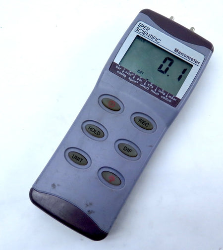 SPER Scientific Manometer - Advance Operations