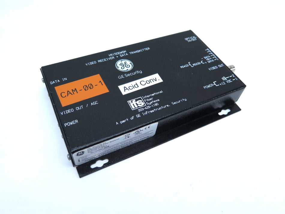 GE VR1500WDM / 203-426-1180 Video receiver + Data Transmitter - Advance Operations