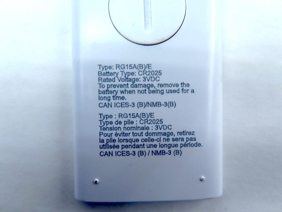 Artic King RG15A(B)/E Remote Control Unit - Advance Operations