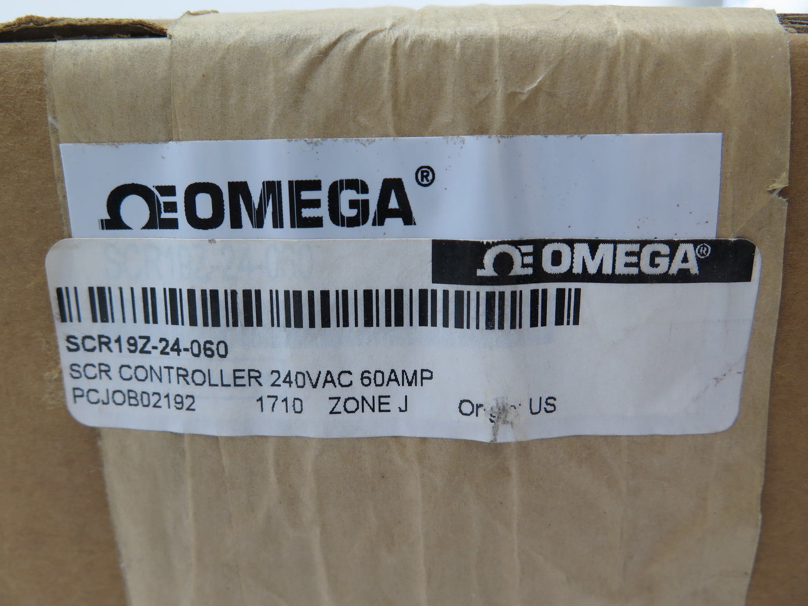 Omega SCR19Z-24-060 SCR Controller 240Vac 60A  FACTORY SEAL - Advance Operations