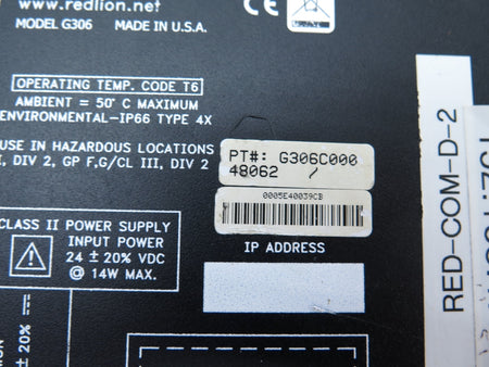 Red Lion G306C000 Touch Screen HMI Tested - Advance Operations
