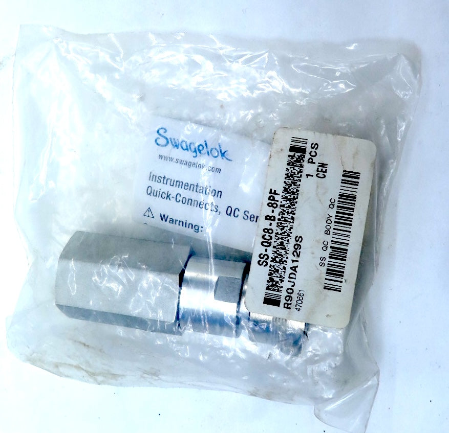 Swagelok SS-QCB-B-8FF Stainless Quick Connect Fitting - Advance Operations