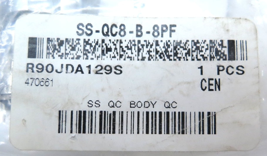 Swagelok SS-QCB-B-8FF Stainless Quick Connect Fitting - Advance Operations