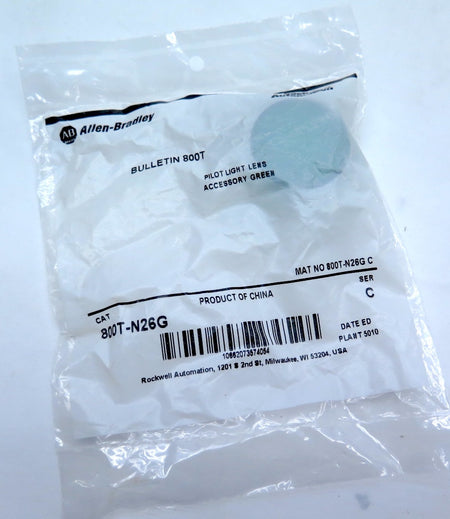 Allen-Bradley 800T-N26G Pushbutton Lens Green - Advance Operations