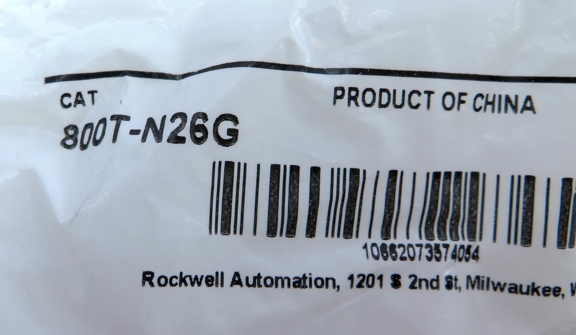 Allen-Bradley 800T-N26G Pushbutton Lens Green - Advance Operations