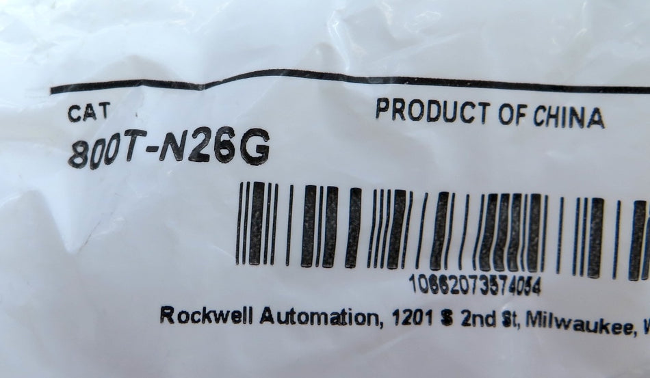 Allen-Bradley 800T-N26G Pushbutton Lens Green - Advance Operations