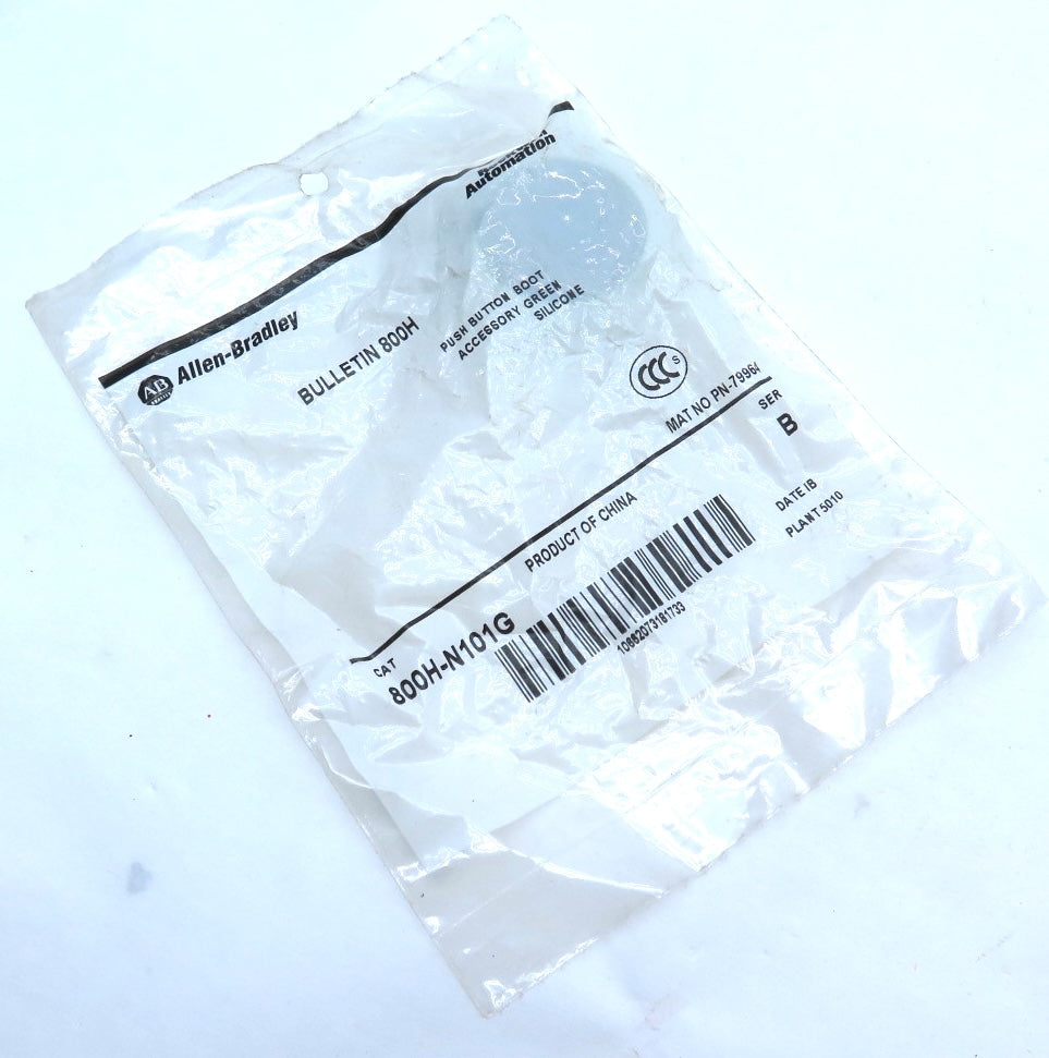Allen-Bradley 800H-N101G Push Button Boot Accessory Green Silicone - Advance Operations