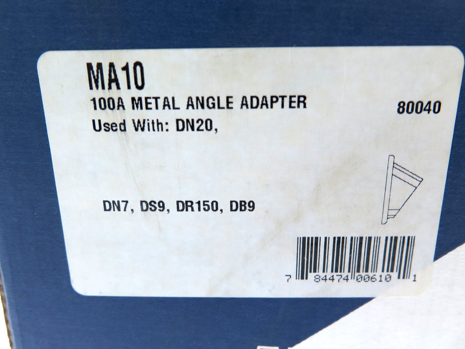 Meltric MA10 Metal Angle Adapter 100A For Use With DN20 - Advance Operations