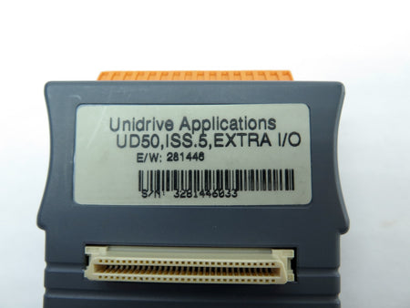 Emerson / Control Techniques Unidrive Applications UD50 ISS.5 Extra I/O - Advance Operations