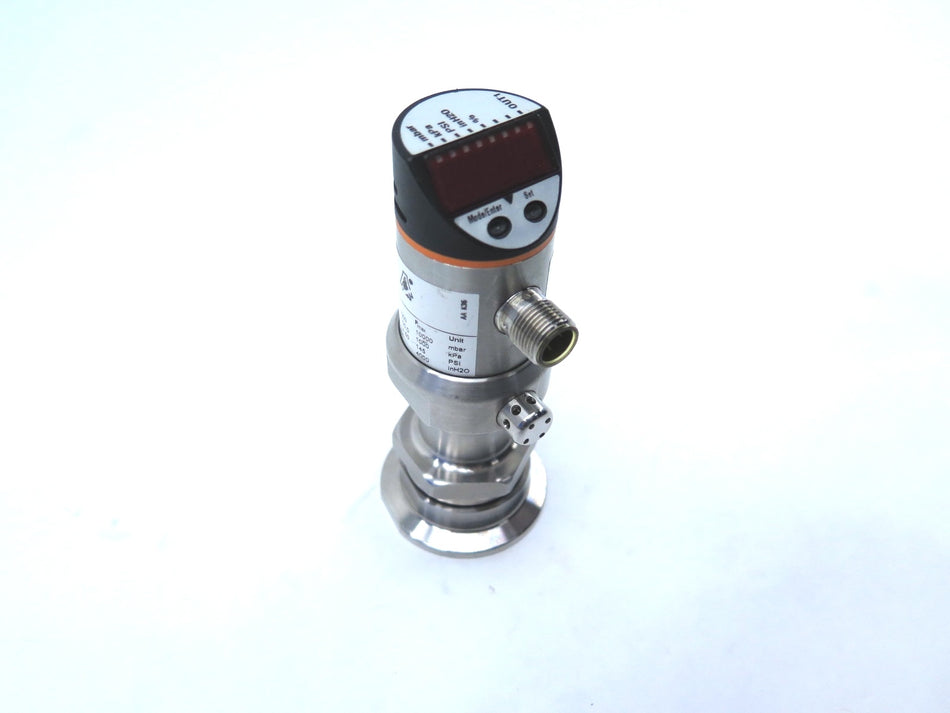 IFM PI2099 Front Flush Pressure Sensor With Display - Advance Operations