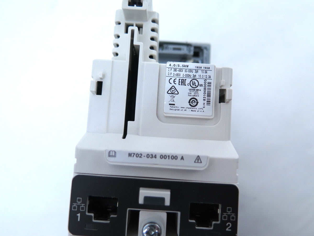 Nidec / Control Techniques M702-034 00100 A AC Drive 5/7.5Hp 380-480Vac*READ - Advance Operations