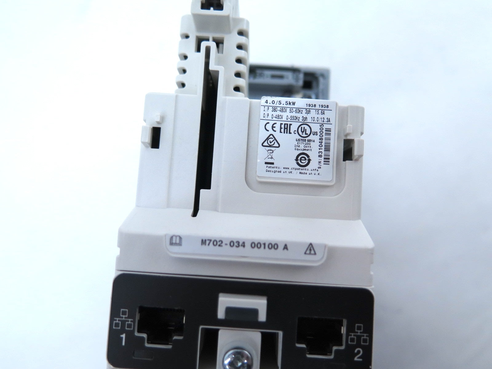 Nidec / Control Techniques M702-034 00100 A AC Drive 5/7.5Hp 380-480Vac*READ - Advance Operations
