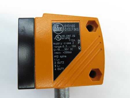 IFM 01D10001DLF3KG Optical Distance Sensor 18-30Vdc - Advance Operations