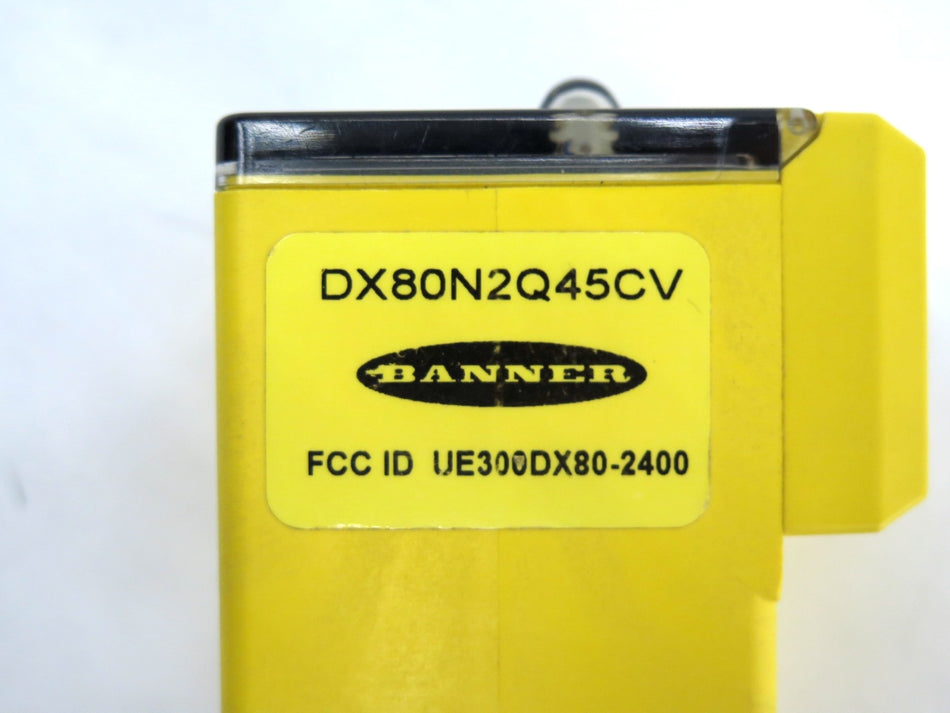 Banner DX80N2Q45CV Wireless 2.4Ghz Battery Convergent Photoeye - Advance Operations