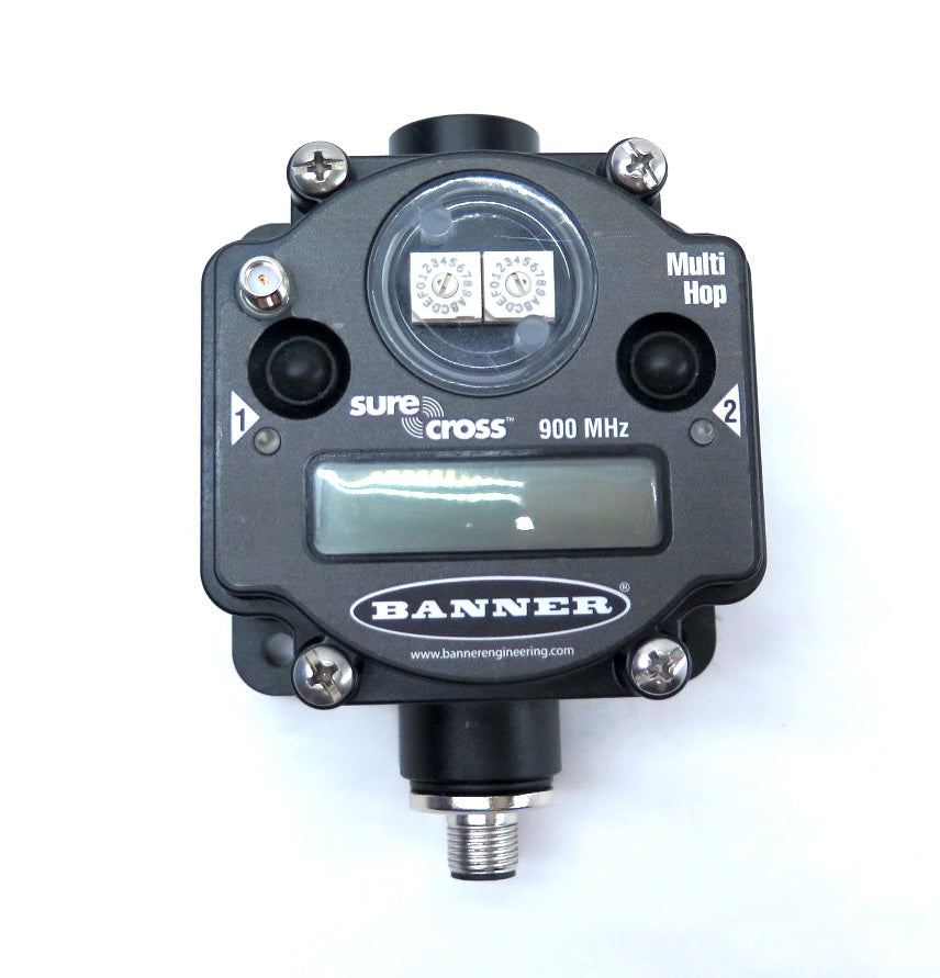 Banner DX80DR9M-H5 Sure Cross 900Mhz Multi Hop Wireless Module - Advance Operations