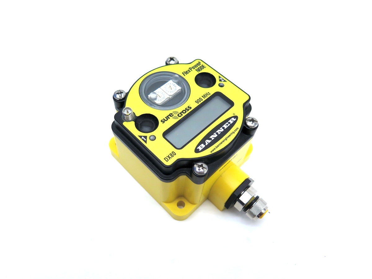 Banner DX80N9X1S1 Flex Power Node 900MHz Wireless Module - Advance Operations