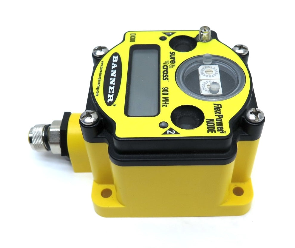 Banner DX80N9X1S1 Flex Power Node 900MHz Wireless Module - Advance Operations