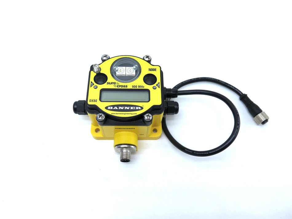 Banner DX80N9X6S6P6 Sure Cross 900Mhz Node Network Wireless Module - Advance Operations