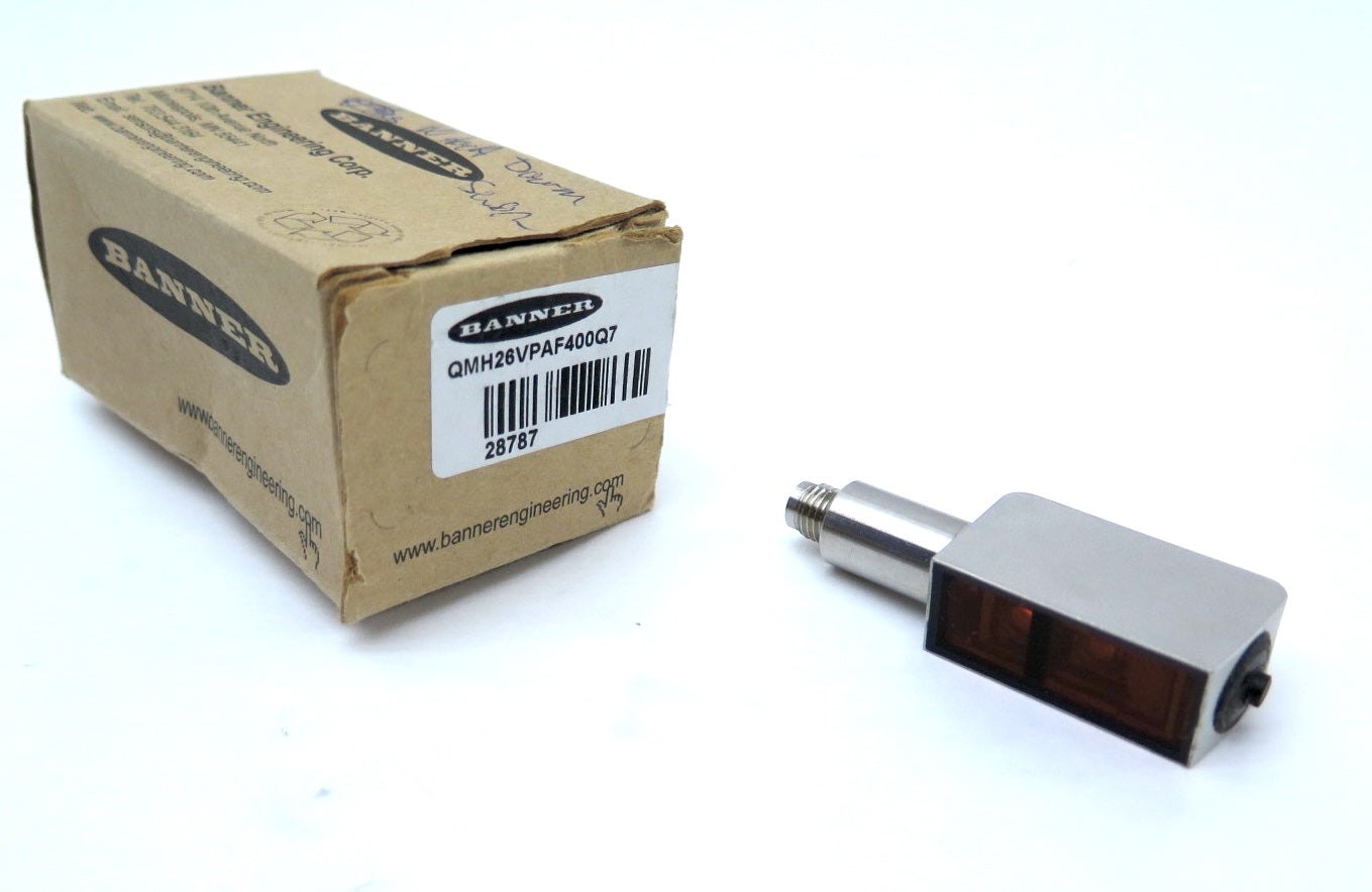 Banner QMH26VPAF400Q7 Washdown Proximity Sensor - Advance Operations