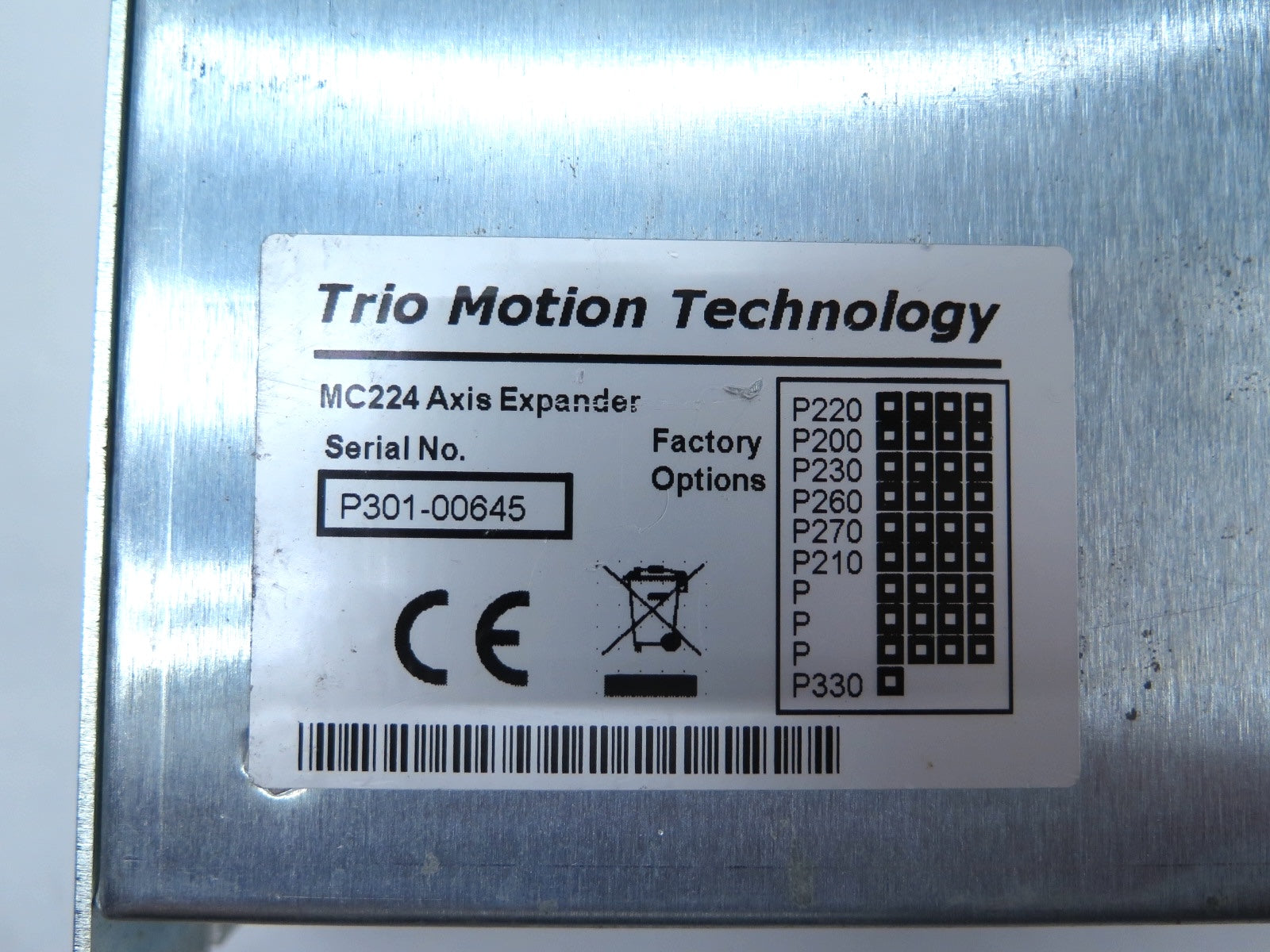 Emerson / Control Techniques Motion Coordinator MC224 Axis Expander - Advance Operations