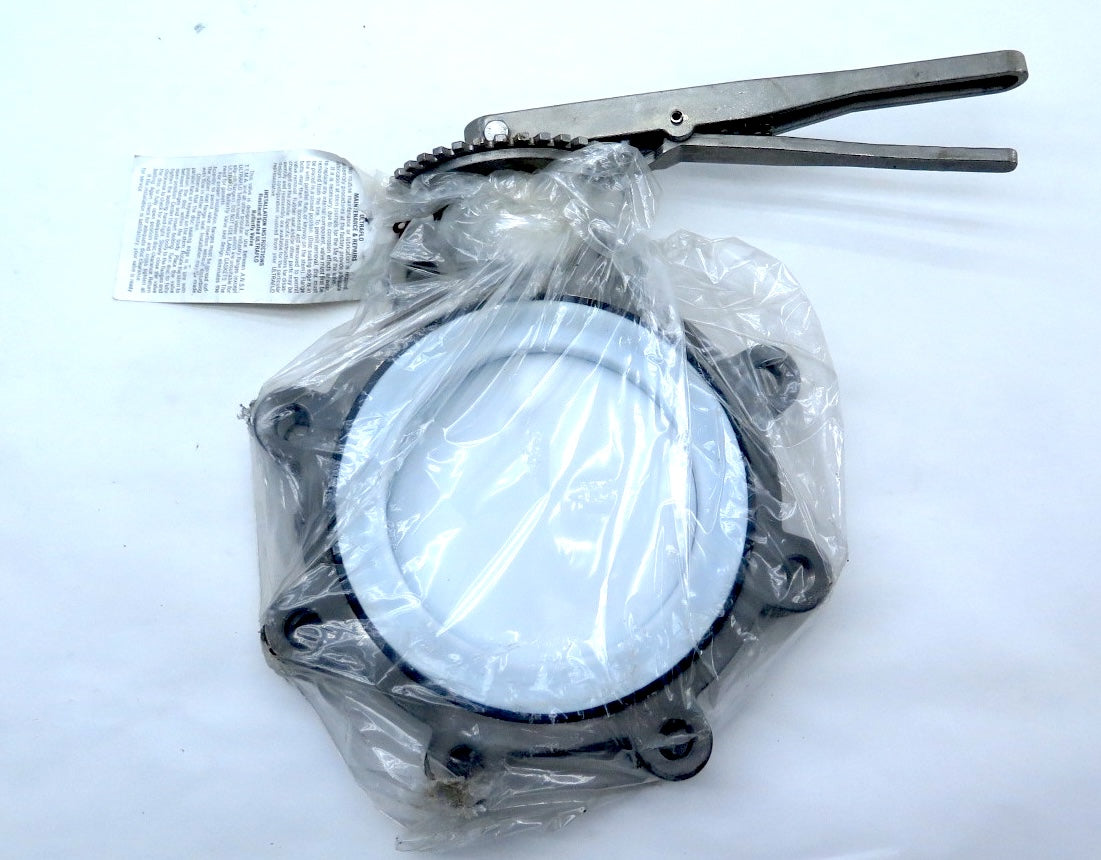 Ultraflo 06392734F650 Butterfly Valve 6" SS316 / PTFE -4PH Disc Seat - Advance Operations