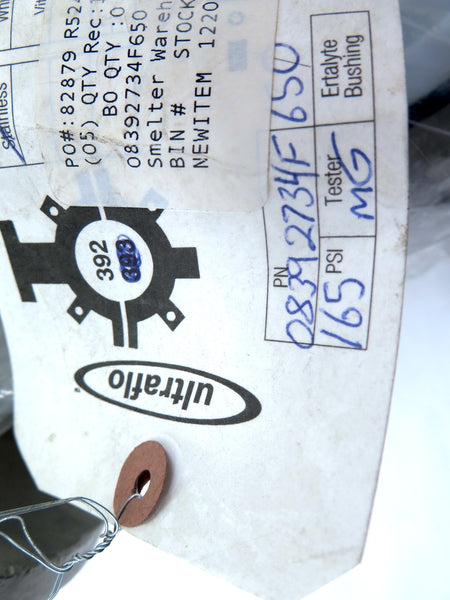 Ultraflo 08392734F650 Butterfly Valve SS PTFE/EPDM Seat 8" - Advance Operations