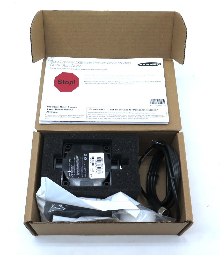 Banner DX80N9X6S-P2 / 17443 Sure Cross Performance P2 Node 900Mhz - Advance Operations