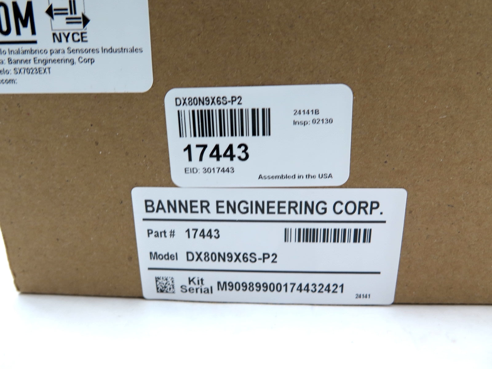 Banner DX80N9X6S-P2 / 17443 Sure Cross Performance P2 Node 900Mhz - Advance Operations