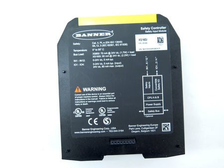 Banner XS16SI / 85069 Safety Controller Input Module - Advance Operations