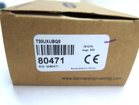 Banner T30UXUBQ8 / 80471 Sensor - Advance Operations