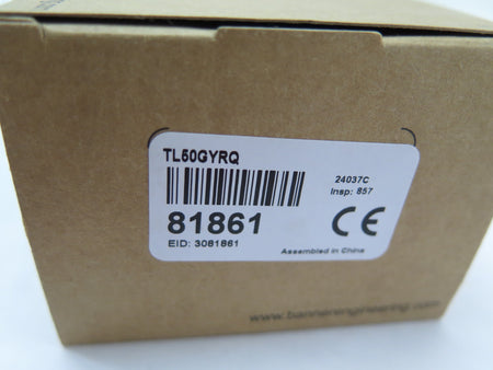 Banner TL50GYRQ / 81861 Stack Light Complete Unit LED - Advance Operations