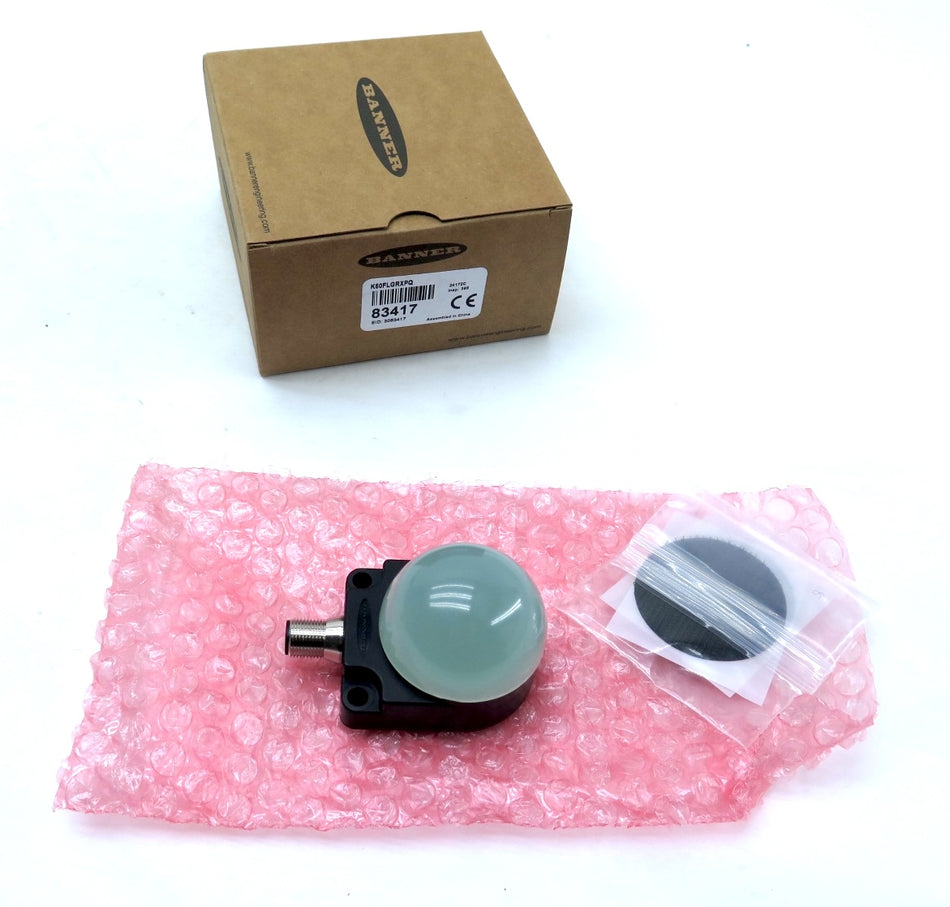 Banner K50FLGRXPQ / 83417 EZ Light Illuminated Touch Button - Advance Operations