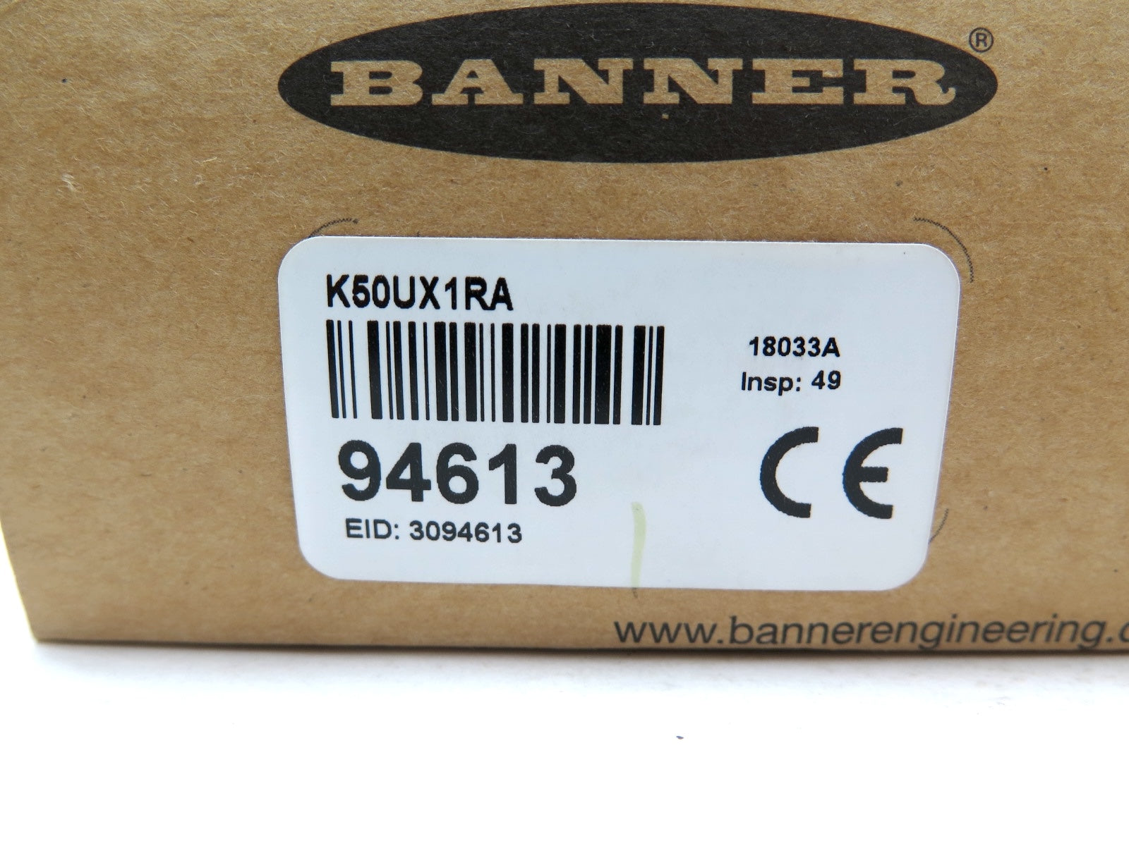 Banner K50UX1RA / 94613 Ultrasonic Sensor - Advance Operations