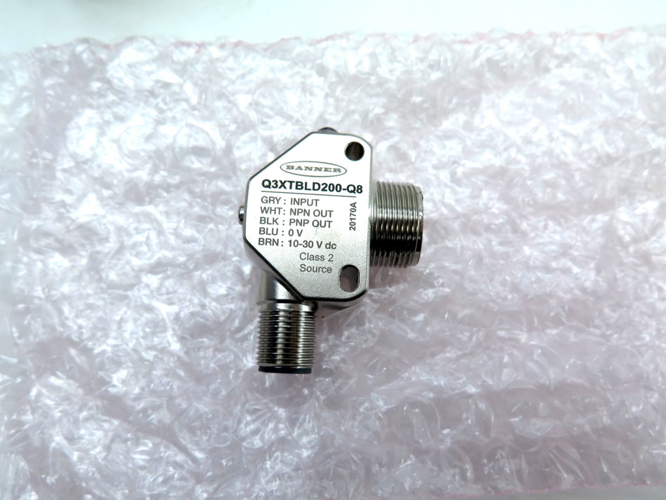 Banner Q3XTBLD200-Q8 / 91635 SS Photoelectric Sensor - Advance Operations