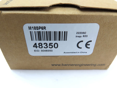 Banner M18SP6R / 48350 Barrel Mount Sensor Metal M18 - Advance Operations