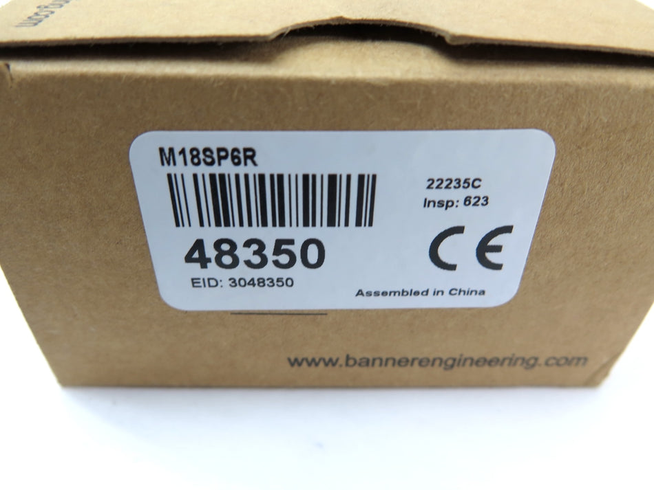 Banner M18SP6R / 48350 Barrel Mount Sensor Metal M18 - Advance Operations