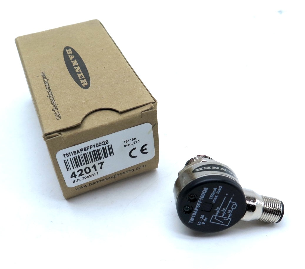Banner TM18AP6FF100Q8 / 42017 Optic Sensor - Advance Operations