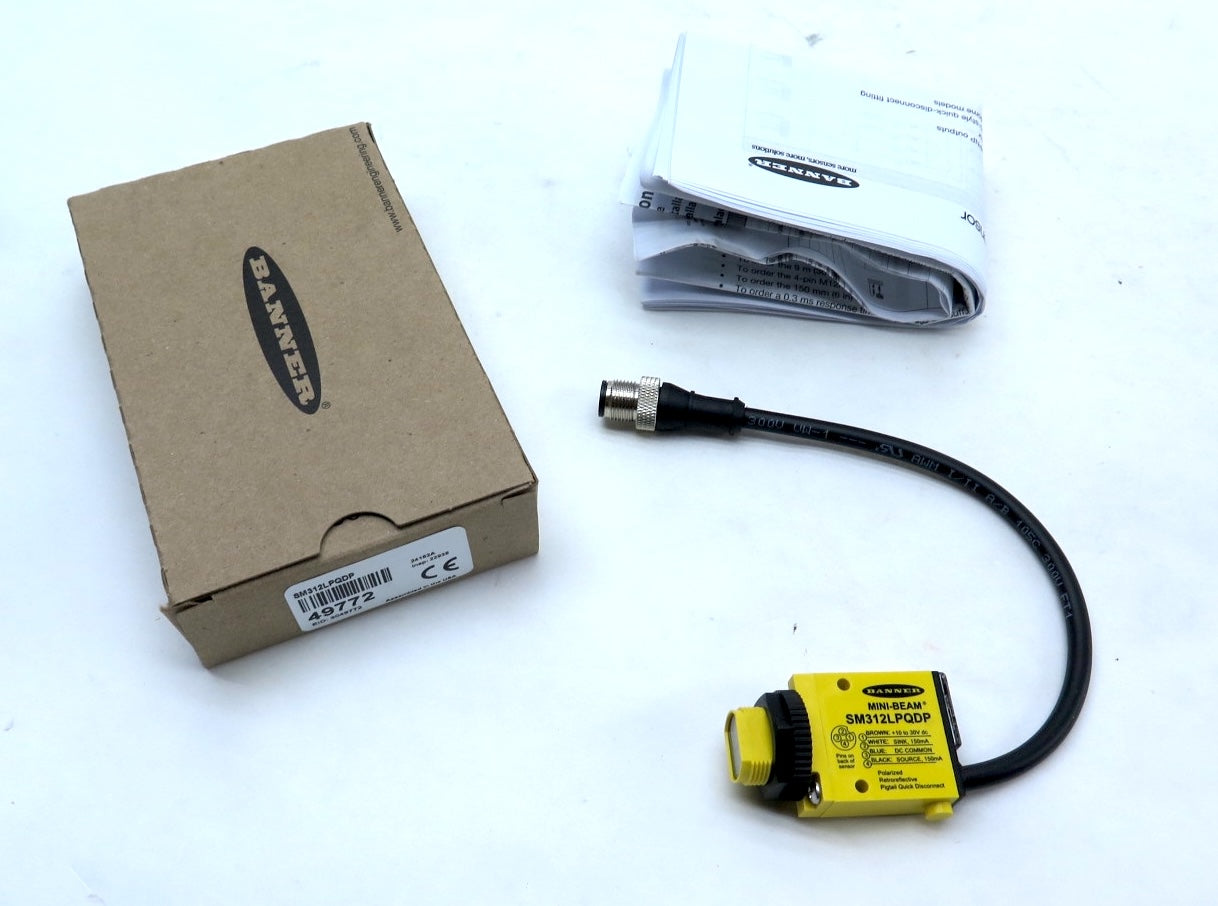 Banner SM312LPQDP / 49772 Mini Beam Sensor - Advance Operations