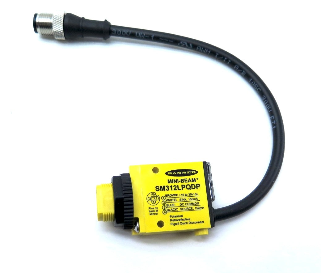 Banner SM312LPQDP / 49772 Mini Beam Sensor - Advance Operations