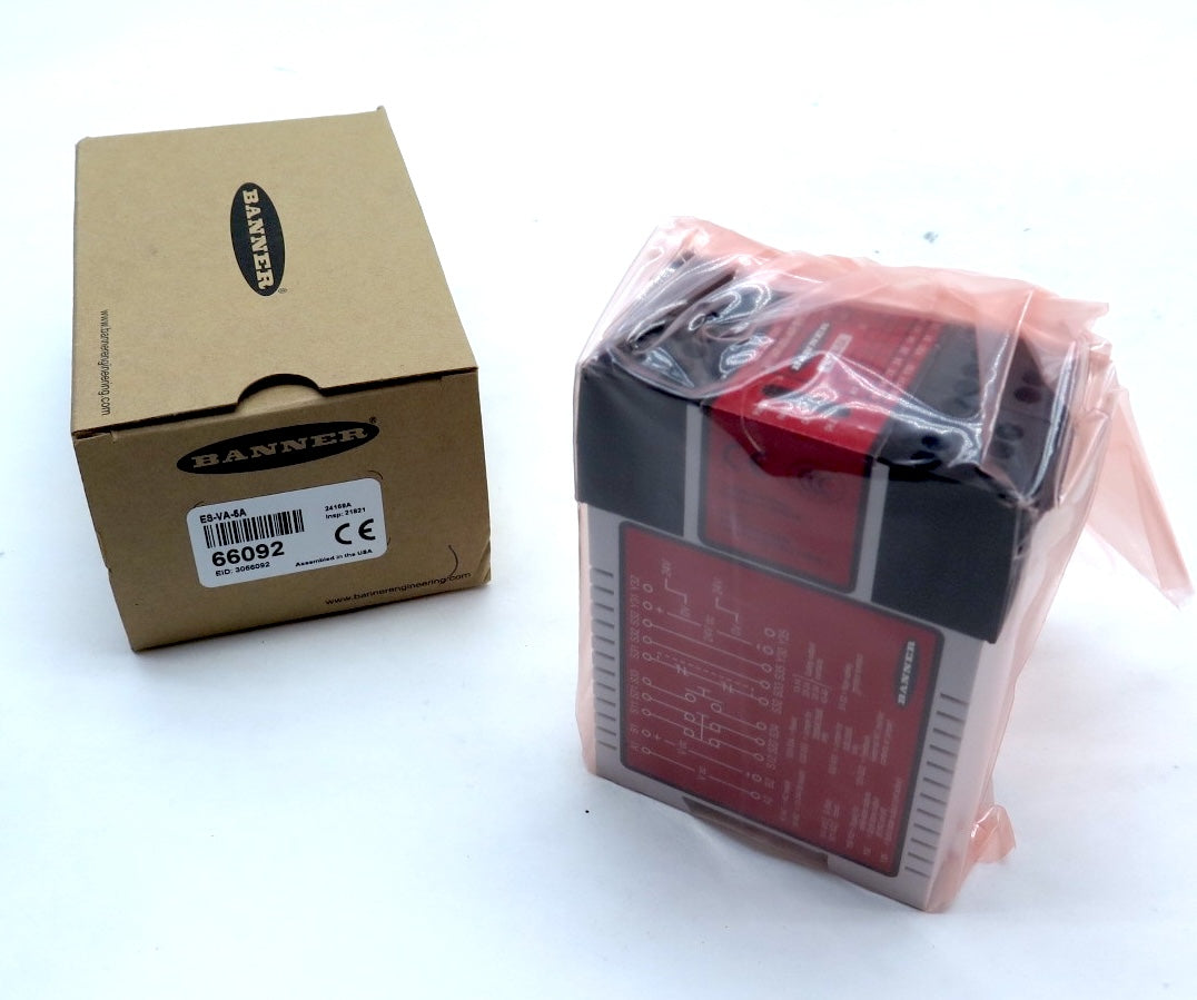 Banner ES-VA-5A / 66092 Safety Relay New In Box - Advance Operations