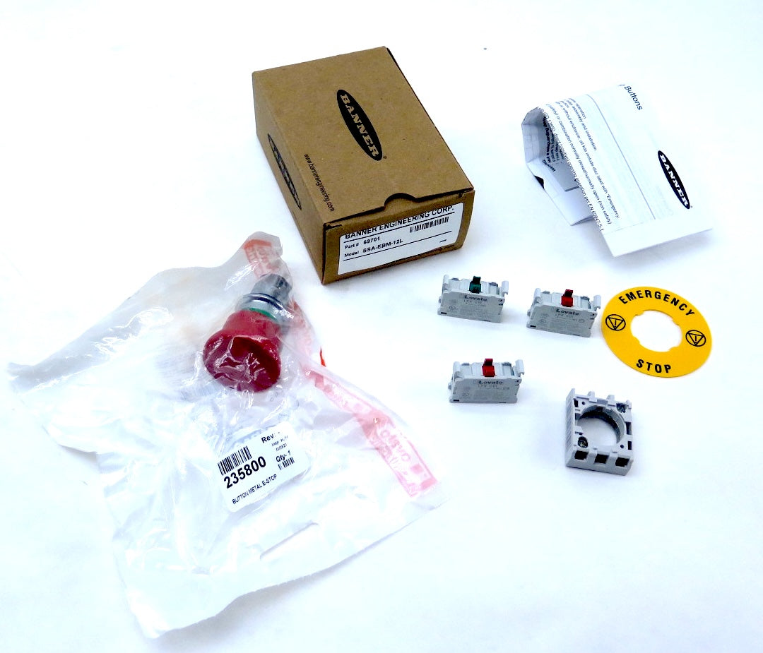 Banner SSA-EBM-12L / 69701 E-Stop Button Kit - Advance Operations