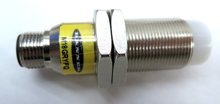 Banner M18GRYPQ / 7403918 mm Metal Barrel General Purpose Indicator - Advance Operations