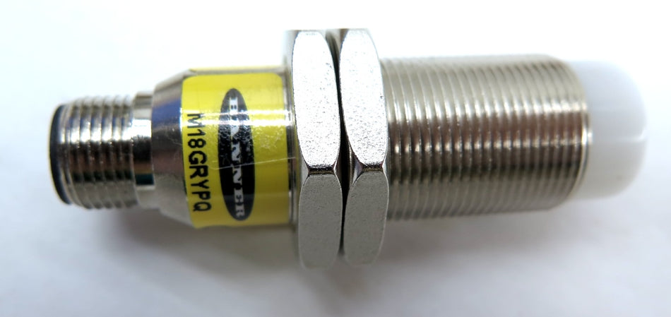Banner M18GRYPQ / 7403918 mm Metal Barrel General Purpose Indicator - Advance Operations