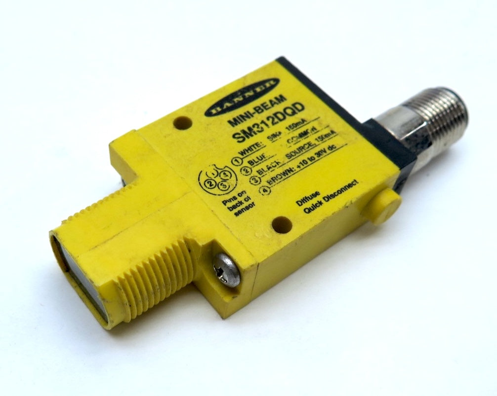 Banner SM312DQD Mini Beam Photoelectric Sensor - Advance Operations