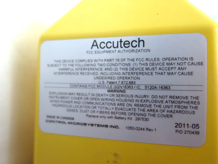Accutech AC-AI10-TJ11N10-B Sensor Analog Input Unit - Advance Operations