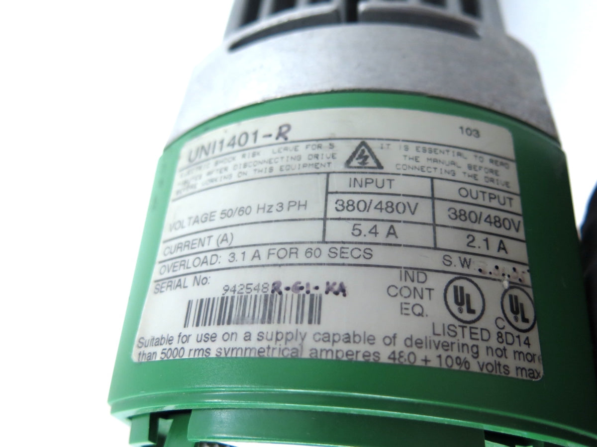 Emerson / Control Techniques UNI1401-R AC Drive 380-480Vac - Advance Operations
