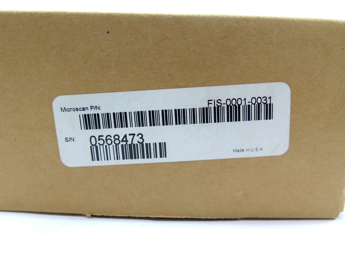 Microscan FIS-0001-0031 Power Device Barcodes - Advance Operations