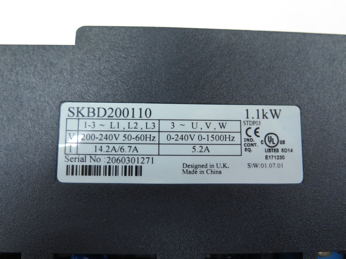 Control Techniques SKBD200110 AC Drive Commander SK 200-240V 1.1kW - Advance Operations