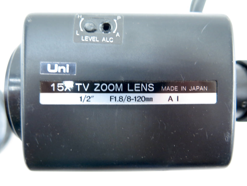 Kowa / UNI 15X TV Zoom Lens 1/2" F1.8/8-120mm AI - Advance Operations