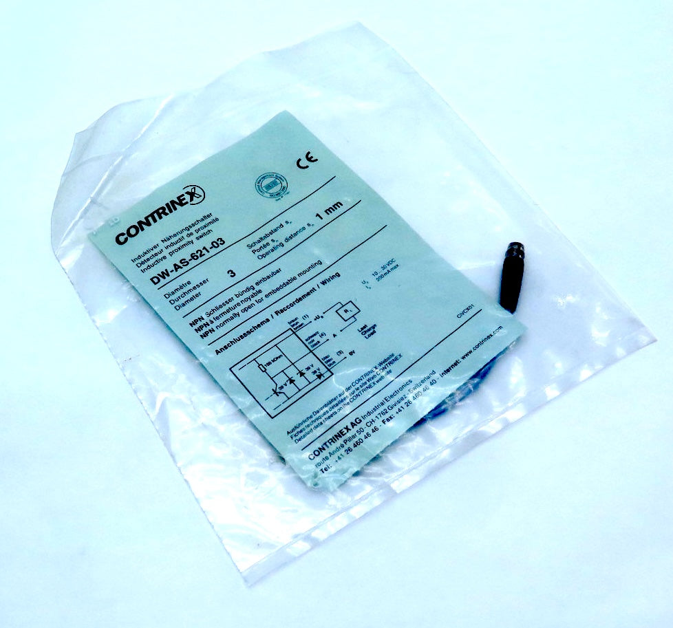 Contrinex DW-AS-621-03 Inductive Proximity Switch - Advance Operations